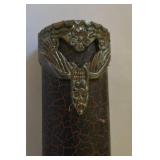 Trio of Decorative Chinese Swords with Wooden Display Rack