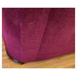 Lovely Wood-Based Burgundy Sofa