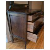 Nostalgic Vintage Mirrored Bureau