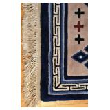 Pretty Fringed Area Rug