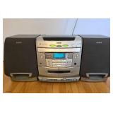 Sony 3-Disc Changer/Radio/Cassette Tape Sound System