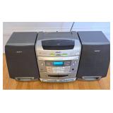 Sony 3-Disc Changer/Radio/Cassette Tape Sound System