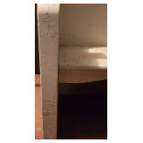 Vintage Rustic Wall-Mountable Dining Bench