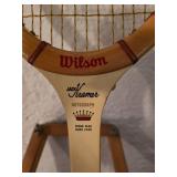 Vintage Tennis Racket + Women