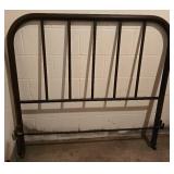 Vintage Simmons Bed Brass Head and Foot Board Set