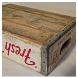 Wonderful Vintage Fresh Up 7up Crate + Mountain Edge Crate