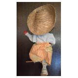 Three Colorful Paper Mache Puppets