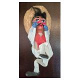 Three Colorful Paper Mache Puppets