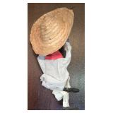 Three Colorful Paper Mache Puppets