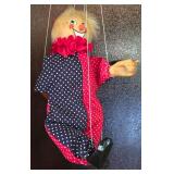 Three Colorful Paper Mache Puppets