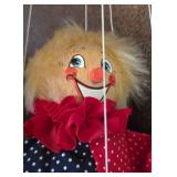 Three Colorful Paper Mache Puppets