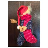 Three Colorful Paper Mache Puppets