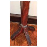 Vintage Dark Wood Coat Rack