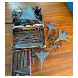 Variety of Vintage Ship and Airplane Models