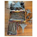 Variety of Vintage Ship and Airplane Models