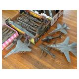 Variety of Vintage Ship and Airplane Models