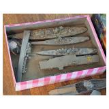 Variety of Vintage Ship and Airplane Models