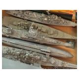 Variety of Vintage Ship and Airplane Models