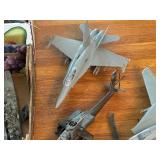 Variety of Vintage Ship and Airplane Models