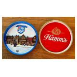 Vintage Hamm’s Beer Tray and Vintage Old Style Beer Tray