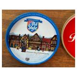 Vintage Hamm’s Beer Tray and Vintage Old Style Beer Tray