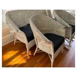 Three Piece Vintage Wicker Set