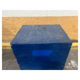 Wood Construction Box on Casters
