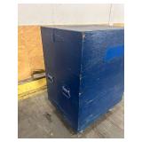 Wood Construction Box on Casters