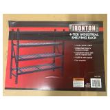 Ironton 10,000-Lb. Capacity, 4-Tier Shelving Rack, 77in.W x 24in.D x 72in.H