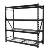 Ironton 10,000-Lb. Capacity, 4-Tier Shelving Rack, 77in.W x 24in.D x 72in.H