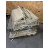 Pallet of 48" W x 10" D Retail Shelving