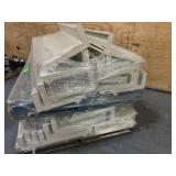 Pallet of 48" W x 10" D Retail Shelving