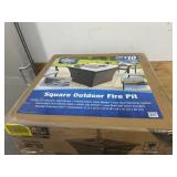 BLUE RHINO Lot of 4- 32-in W 50000-BTU Steel Propane Gas Fire Pit Tables