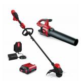 TORO 60V MAX* 2-Tool Combo Kit: 100 mph Leaf Blower & 13 in. String Trimmer with 2.0Ah Battery