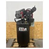 NorthStar Electric Air Compressor, 7.5 HP, 230 Volt, 1 Phase, 80-Gallon Vertical, 24.4 CFM @ 90 PSI