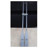 FEATHER LIGHT OARS WITH OAR LOCKS