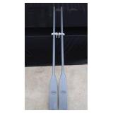 FEATHER LIGHT OARS WITH OAR LOCKS
