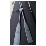 FEATHER LIGHT OARS WITH OAR LOCKS