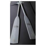 FEATHER LIGHT OARS WITH OAR LOCKS