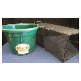 NEW (LIKE NEW) MINNOW TRAP / HEAVY DUTY BUCKET