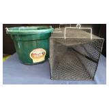NEW (LIKE NEW) MINNOW TRAP / HEAVY DUTY BUCKET
