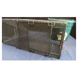 BLACK RUBBER COATED MINNOW TRAP