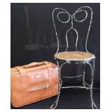 ICE CREAM CHAIR AND SUITCASE
