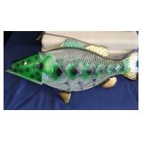 NIB MESH LARGEMOUTH BASS BIRDFEEDER / PLANO TACKLE BOX
