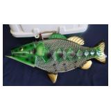 MESH LARGEMOUTH BASS BIRDFEEDER PLANO TACKLE BOX.