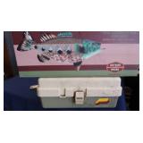 MESH LARGEMOUTH BASS BIRDFEEDER PLANO TACKLE BOX.
