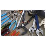 ASSORTED TOOLS IN WELDED STAINLESS BOX