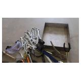 ASSORTED TOOLS IN WELDED STAINLESS BOX