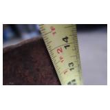 PICK, TWO HEAVY STEEL RODS, A STEEL L BRACKET, CLAMP