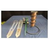 RAIN GAUGE, COMPOSTER AND SPRINKLER